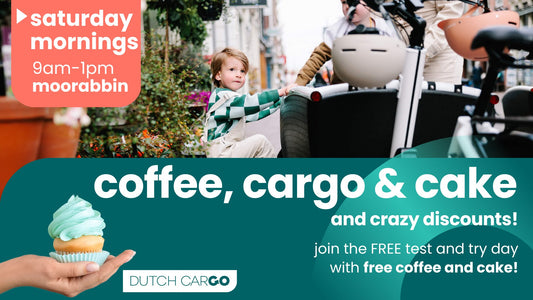 ☕🍰 Get ready for an electrifying event! 🚲⚡ - Dutch Cargo (AU)