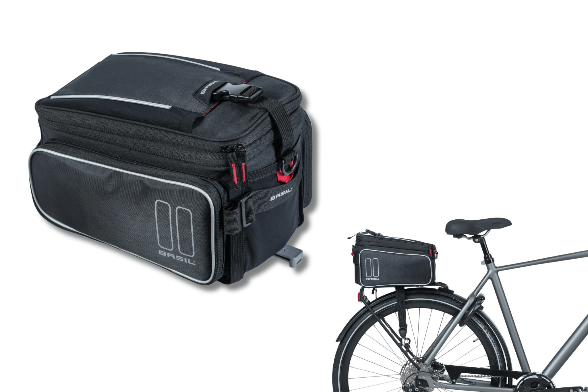 Basil sport design trunkbag mik 7–15l black - Dutch Cargo (AU) - Basil Accessories - Accessories - Basil sport design trunkbag mik 7–15l black