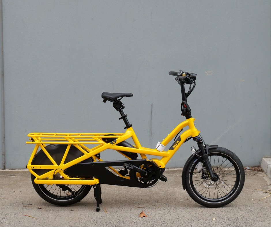 GSD S10 LX Yellow - Dutch Cargo (AU) - Tern - Electric Cargo Bike - GSD S10 LX - Dutch Cargo (AU) - Tern - Electric Cargo Bike - GSD S10 LX