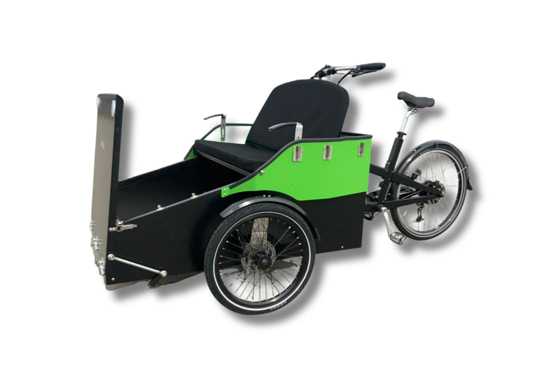 The world's first wheelchair-friendly bike with a bench option! - Dutch Cargo (AU)