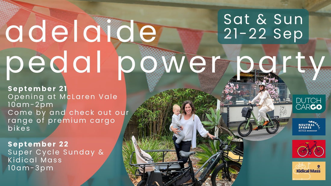 Adelaide: Pedal Power Party - Dutch Cargo (AU)