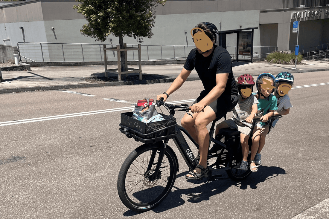 O2Feel Equo 4.1 Electric Cargo Bike Review - Dutch Cargo (AU)