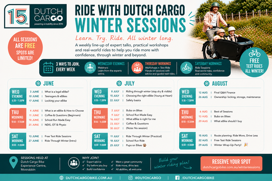 Ride with Dutch Cargo: Introducing Our Winter Sessions