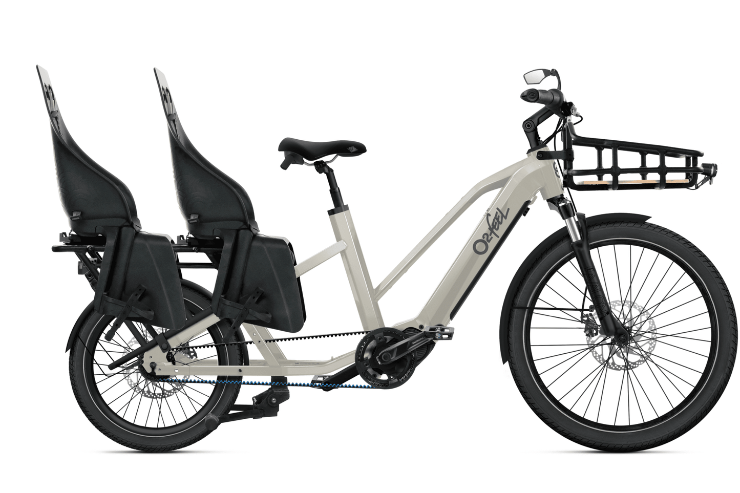 O2Feel Equo 7.4 Longtail Electric Bike - Dutch Cargo (AU) - O2feel - Electric Cargo Bike - O2Feel Equo 7.4 Longtail Electric Bike