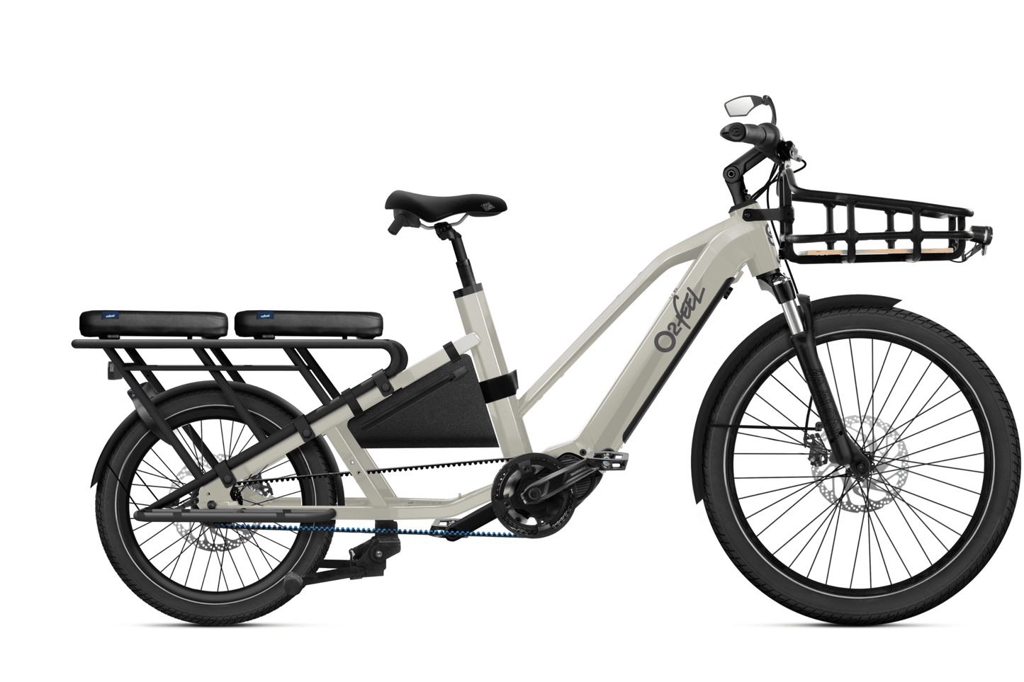 O2Feel Equo 7.4 Longtail Electric Bike - Dutch Cargo (AU) - O2feel - Electric Cargo Bike - O2Feel Equo 7.4 Longtail Electric Bike