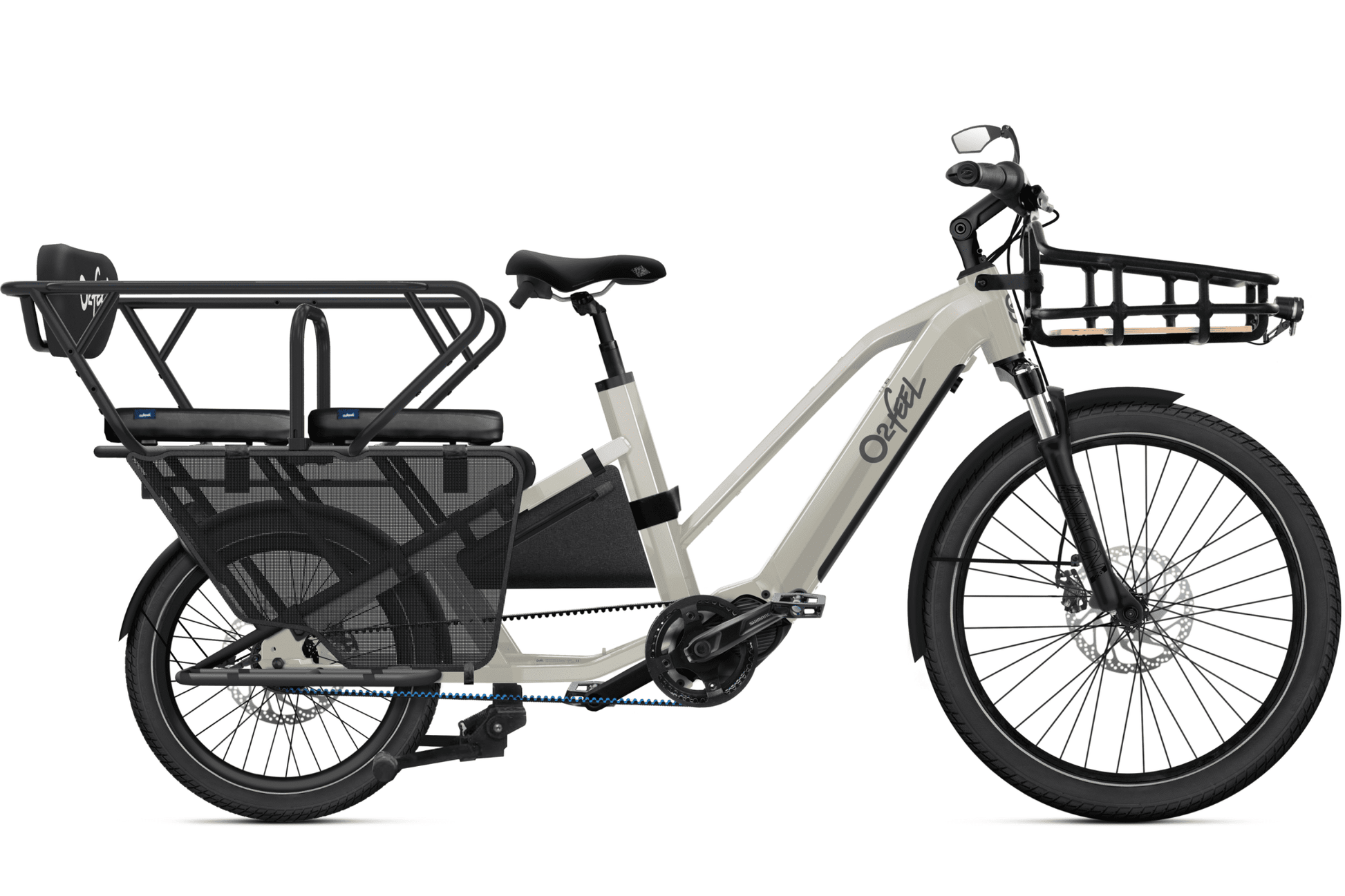 O2Feel Equo 7.4 Longtail Electric Bike - Dutch Cargo (AU) - O2feel - Electric Cargo Bike - O2Feel Equo 7.4 Longtail Electric Bike