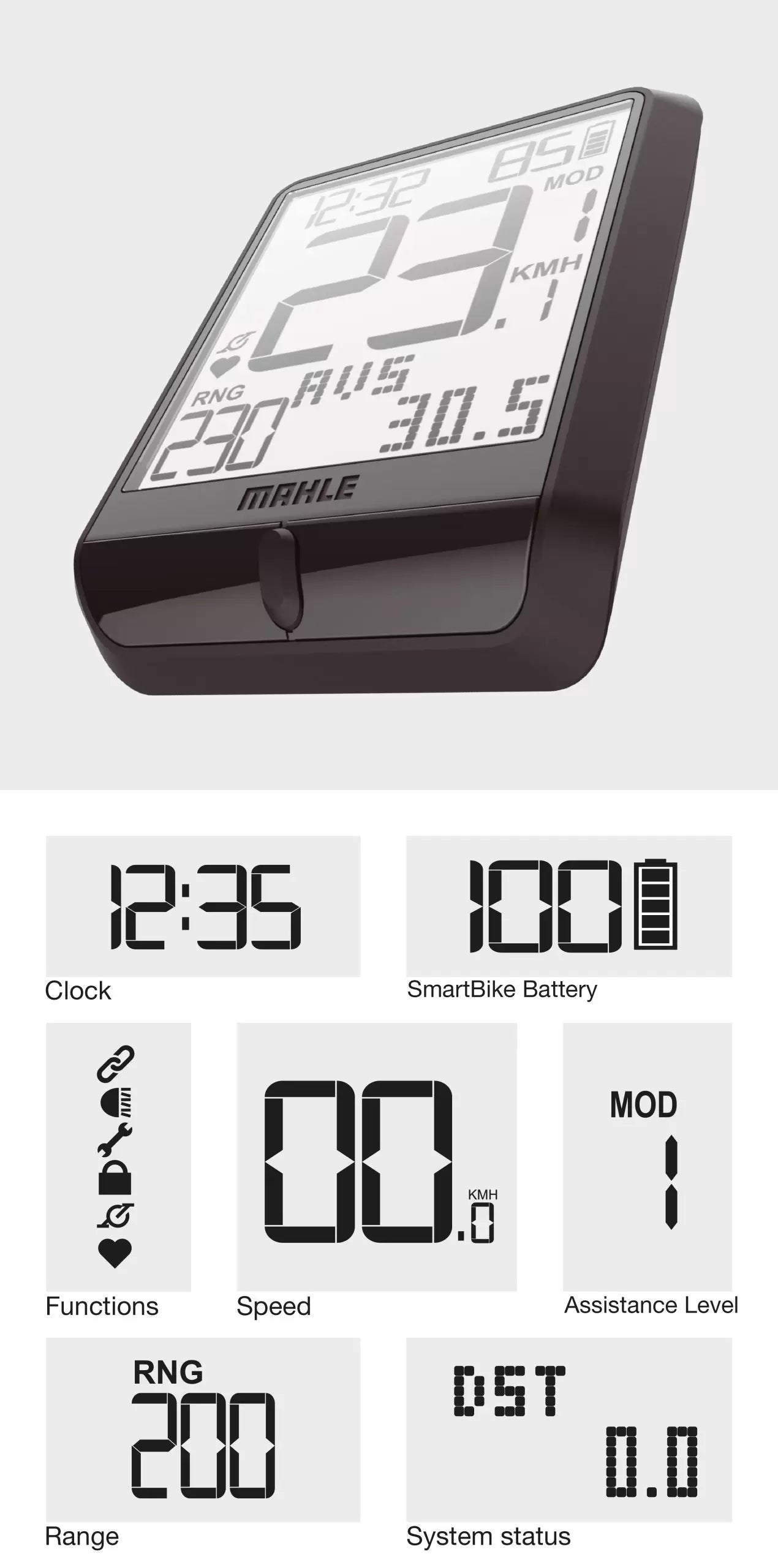 Mahle Pulsar One Display - Dutch Cargo (AU) - Mahle Accessories - Accessories - Mahle Pulsar One Display