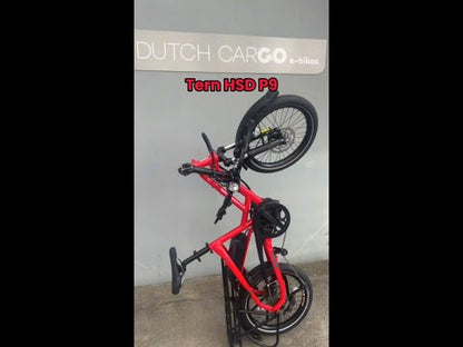 Tern HSD P9 Red with Bosch Performance Line 500wh Electric Bike