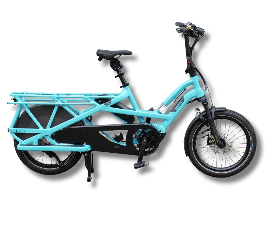 Tern GSD S10 LX Blue just $56/wk to own - Dutch Cargo (AU) - Tern - Electric Cargo Bike - Tern GSD S10 LX Blue just $56/wk to own