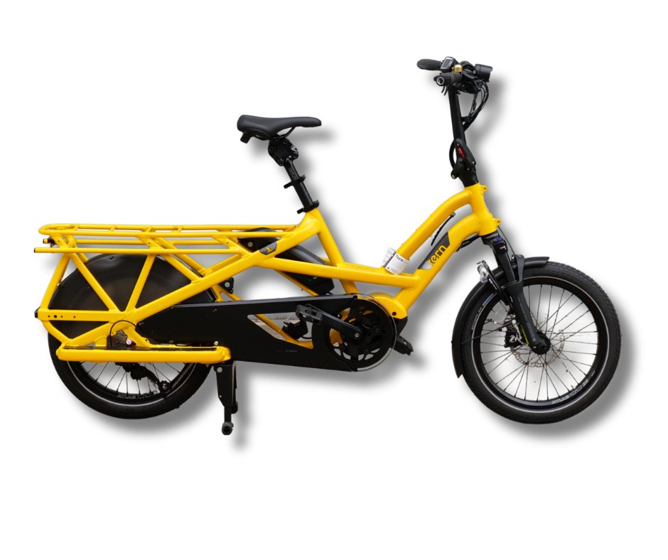 Tern GSD S10 LX Yellow just $56/wk to own - Dutch Cargo (AU) - Tern - Electric Cargo Bike - Tern GSD S10 LX Yellow just $56/wk to own