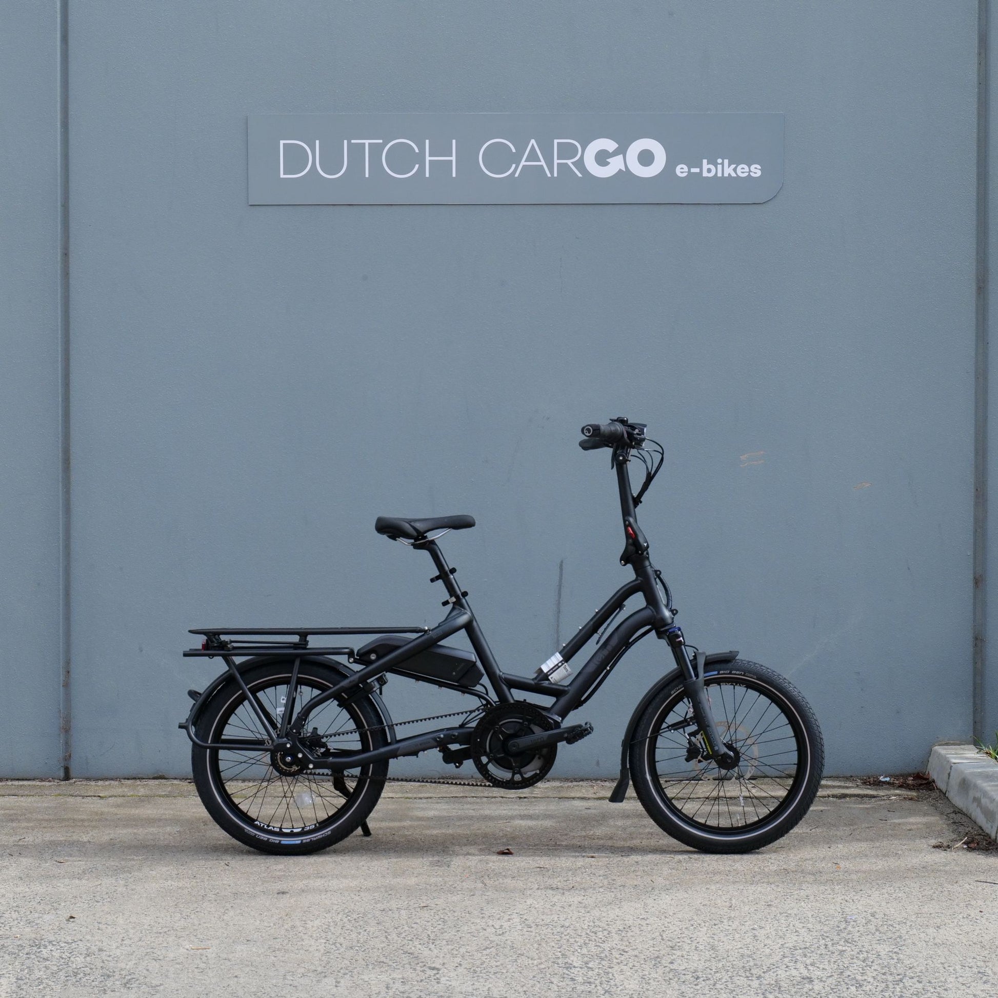 HSD S8i Matt Black - Dutch Cargo (AU) - Tern - Electric Cargo Bike - HSD S8i Matt Black